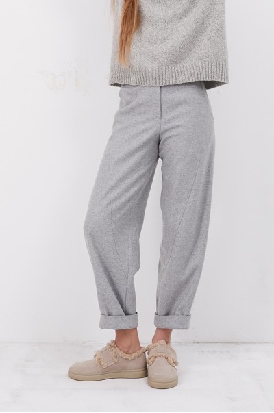 Штани вовна на підкладці св сірий (БР 90)